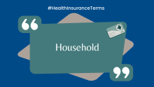 What is a household for health plans?
